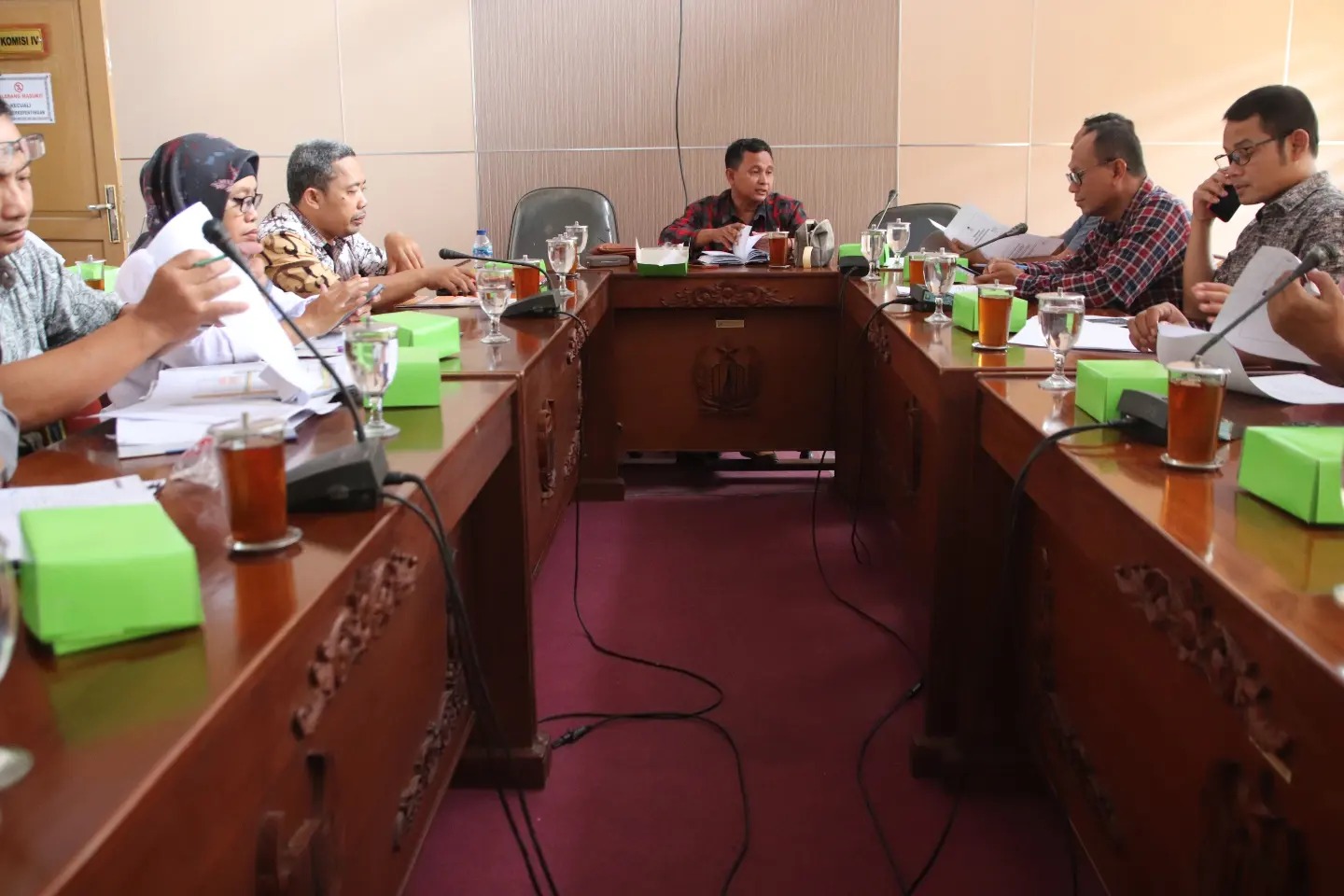 DPRD Kabupaten Pekalongan Mengadakan Rapat Koordinasi Persiapan Pemilu Bersama Dinas Terkait