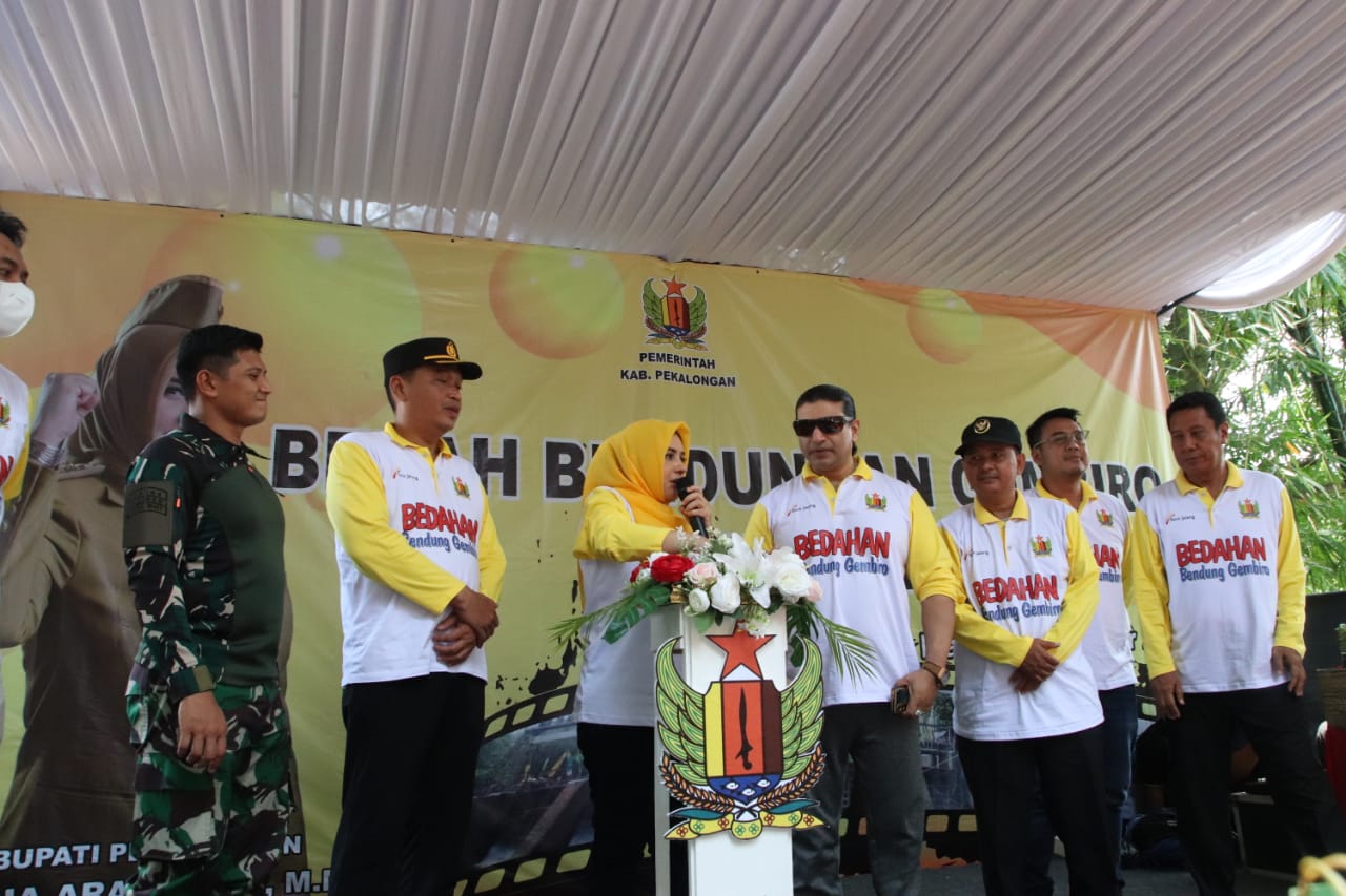 Wakil Ketua DPRD Kabupaten Pekalongan Sumar Rosul, SIP Menghadiri Pembukaan Bendungan Gembiro