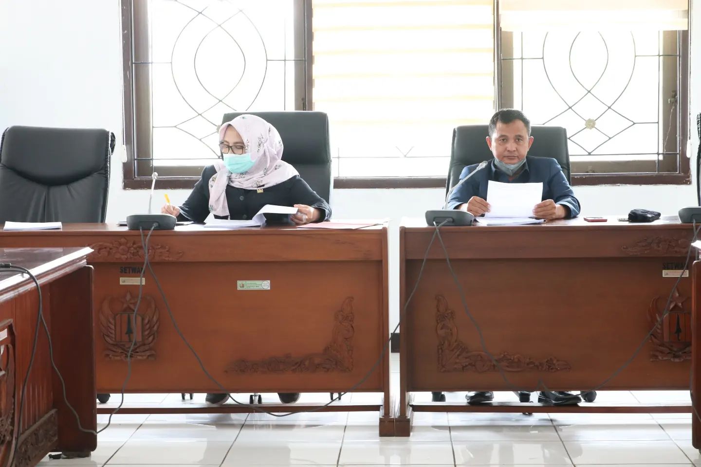 Rapat Gabungan Pimpinan dan Anggota DPRD Kabupaten Pekalongan Dengan Perangkat Daerah